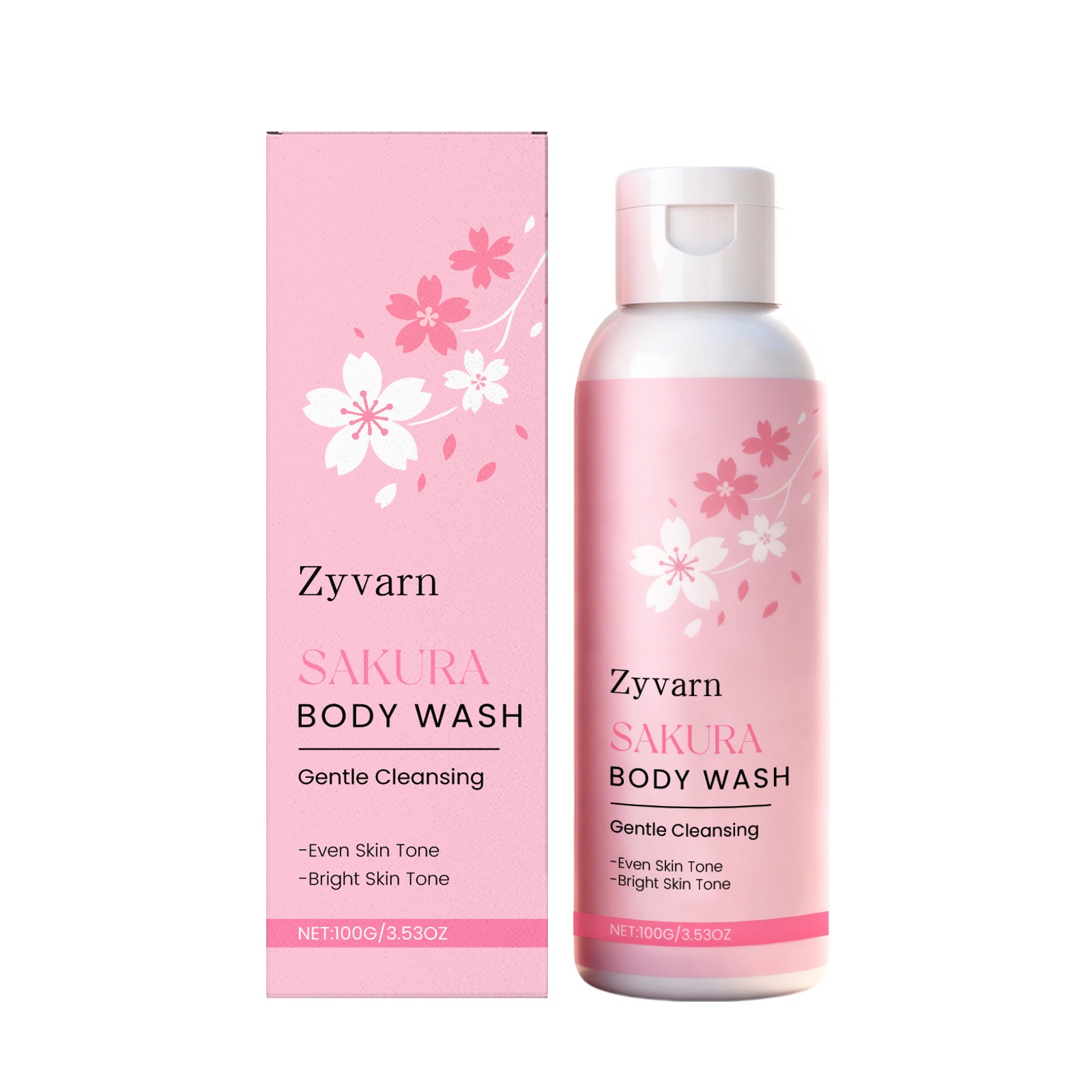 Cherry Blossom Body Wash, Gentle Cleansing, Moisturizing, Floral Fragrance ,100g
