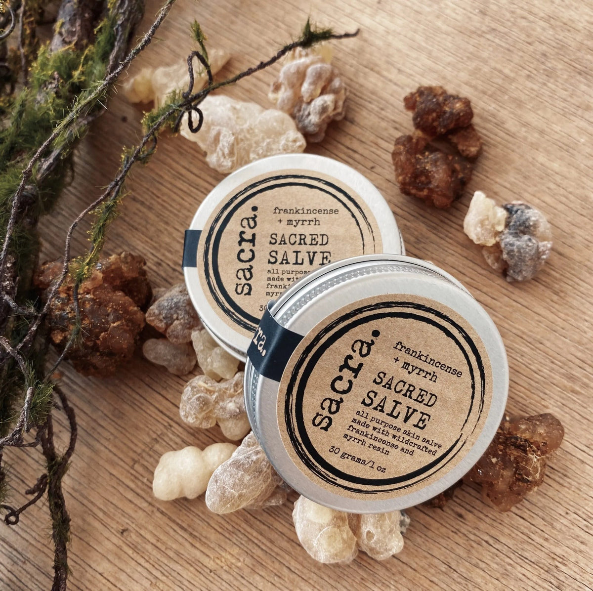 SACRED SALVE WITH FRANKINCENSE + MYRRH