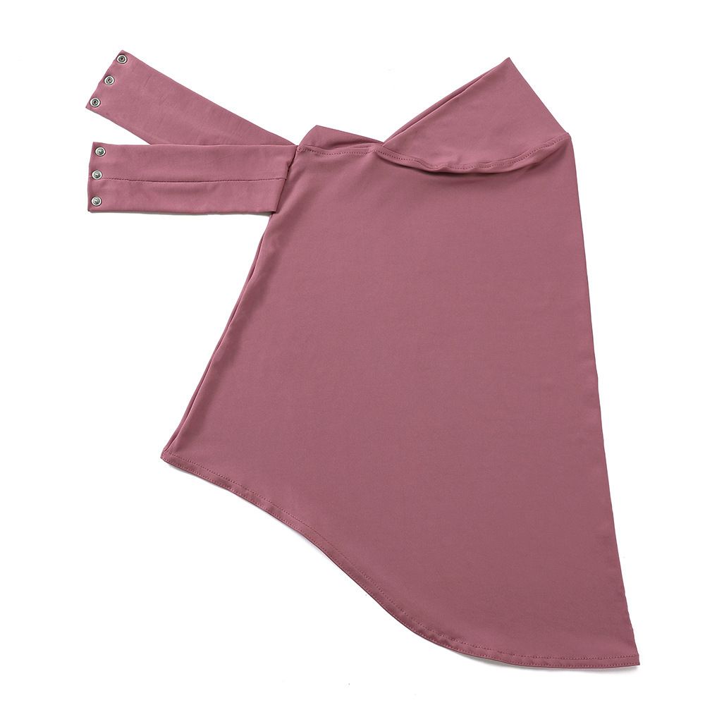 Integrated Stretch Hijab Scarf with Neck Cover for Women