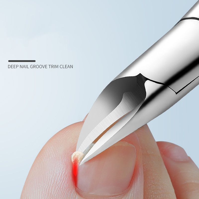 Nail Clipper Stainless Steel Toenail Clippers Thick Nail Trimmer For Side Nails
