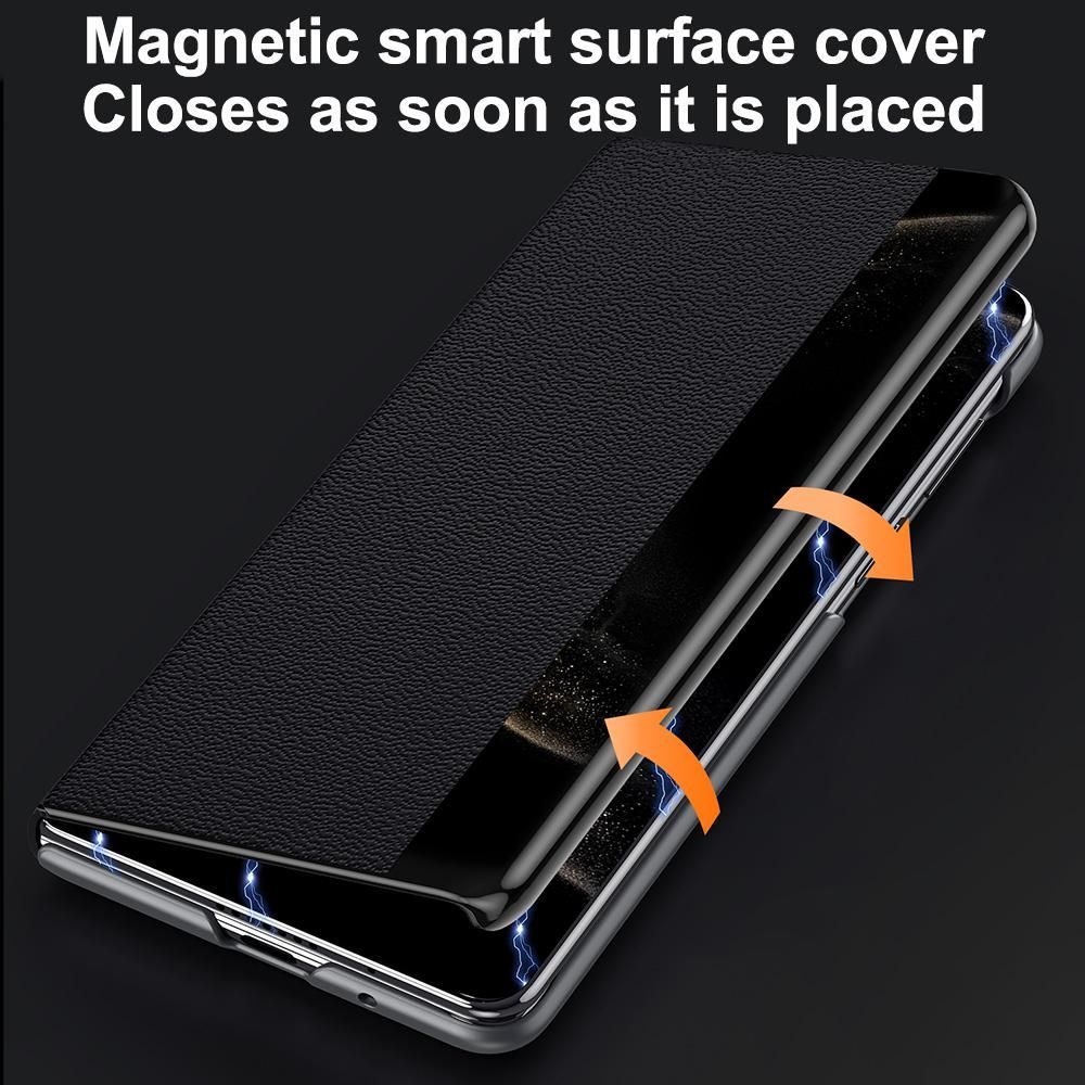 Smart View Window Leather Phone Case For Huawei Mate X6