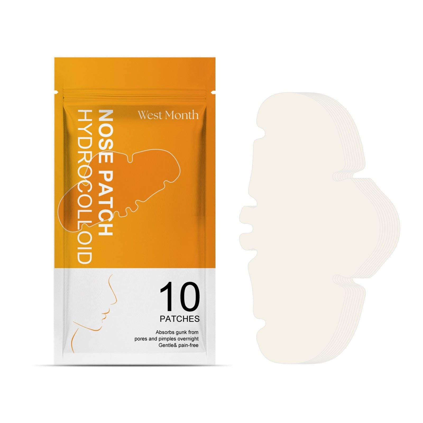 Deep Clean Pores Nose Strips, Blackhead Remover, Acne & Pimple Clear Mask ,10pcs