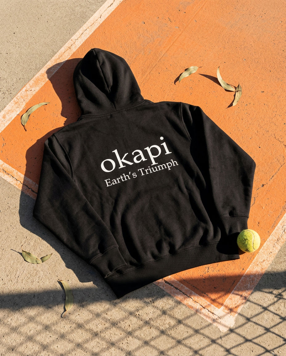 Okapi Black Canopy Hoodie