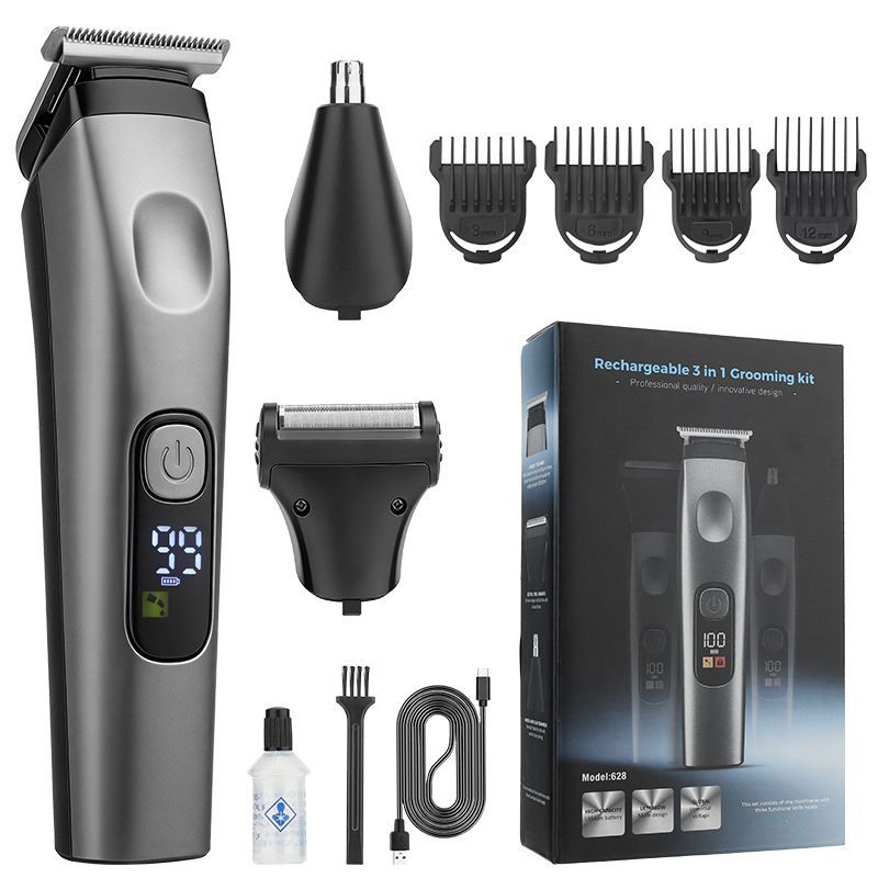 3-in-1 Rechargeable Hair Clipper Kit