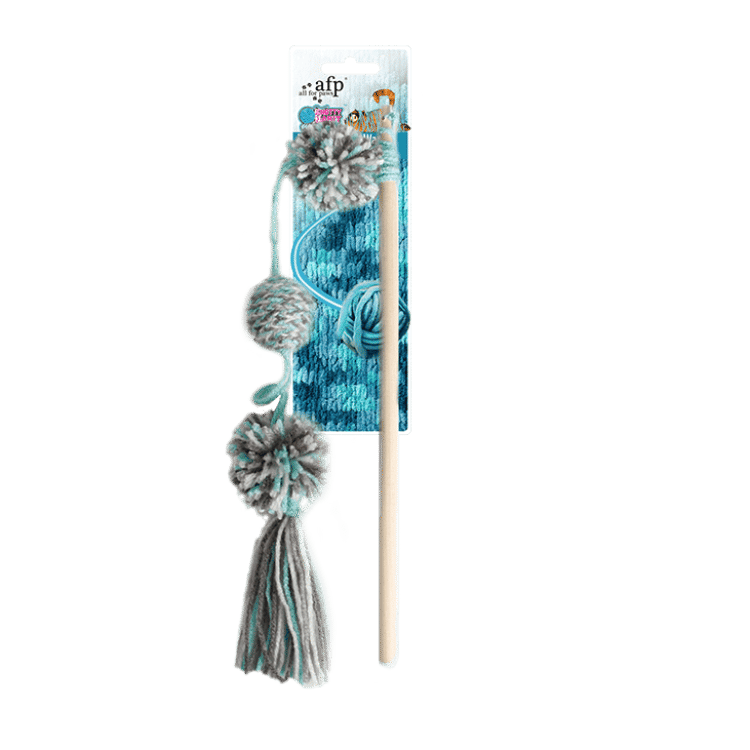 All For Paws Knotty Habit - Yarn Pom Pom Wand