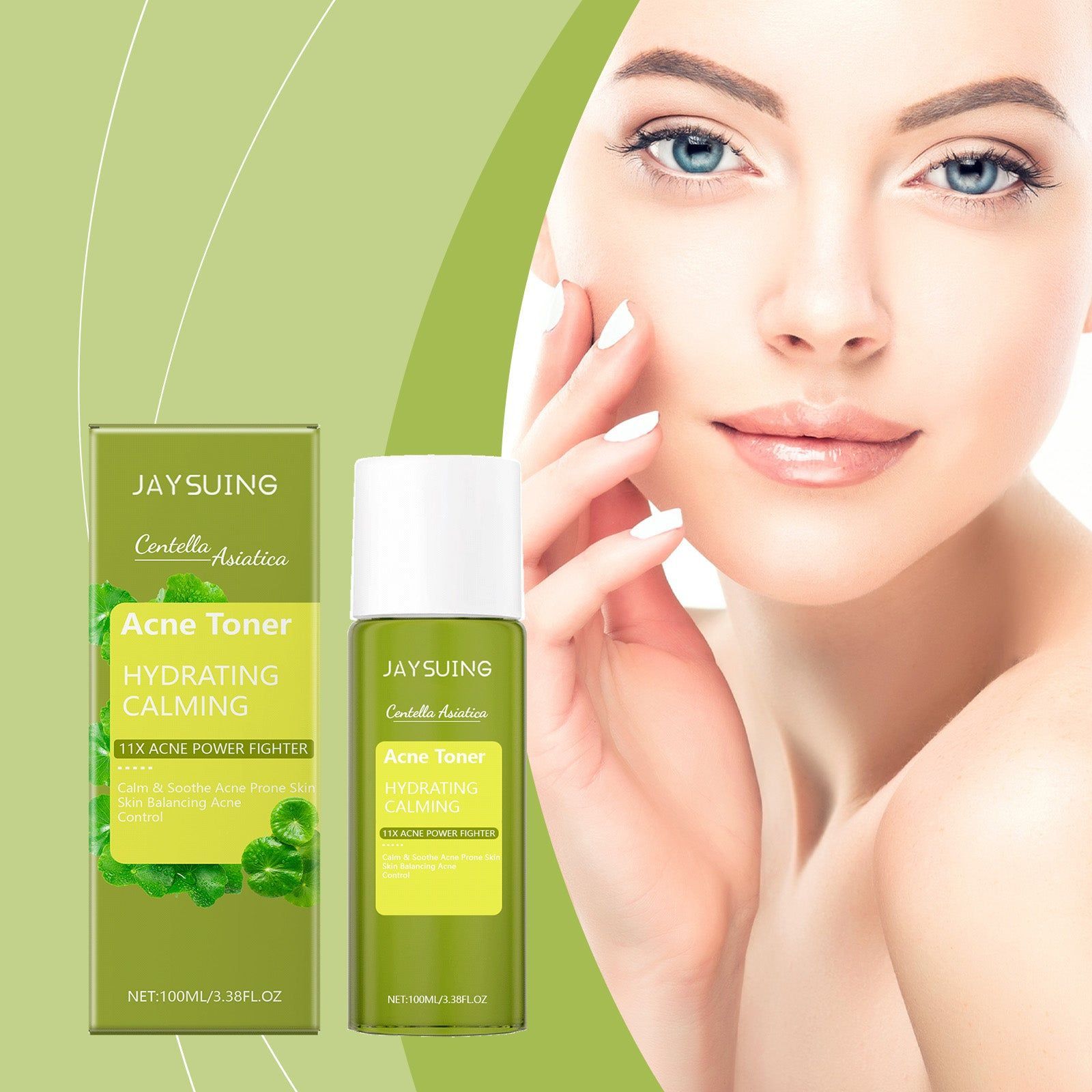 Asiaticum Toner, Shrink Pores, Acne Skin Care, Oil Control, Refreshing ,100ml