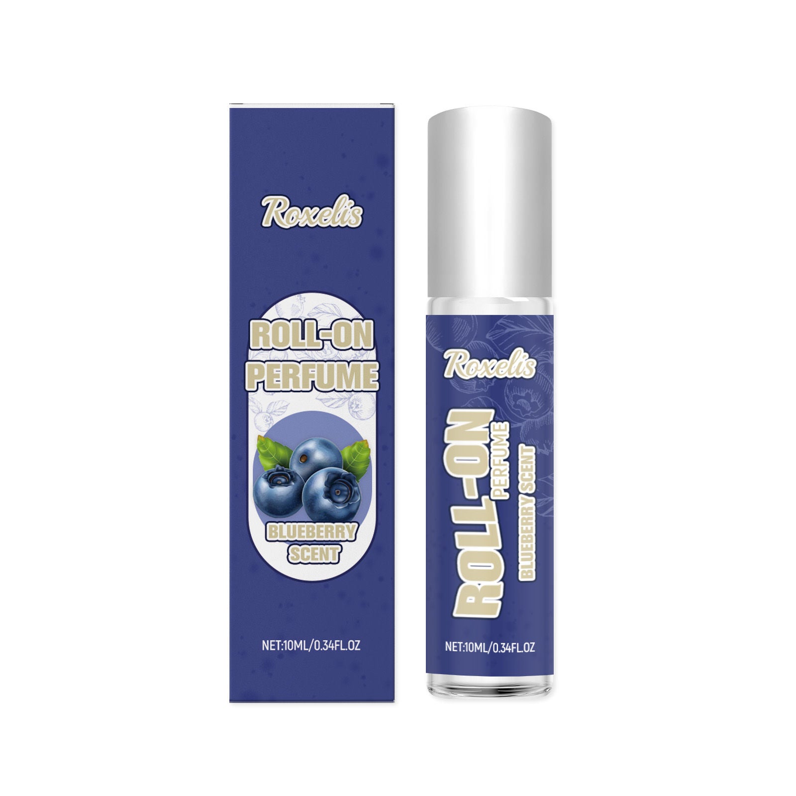 Blueberry Charm Roll-On Perfume, Natural Fresh Fragrance, Long-Lasting, Niche Scent ,10ml/box