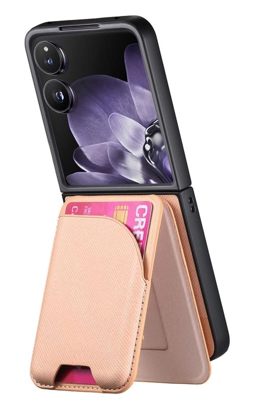Twill Fabric Leather Skin Phone Case For Xiaomi Mix Flip