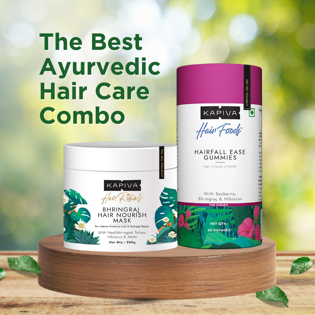 قناع كابيفا بهرينغراج لتغذية الشعر + علكات لتخفيف تساقط الشعر للرجال