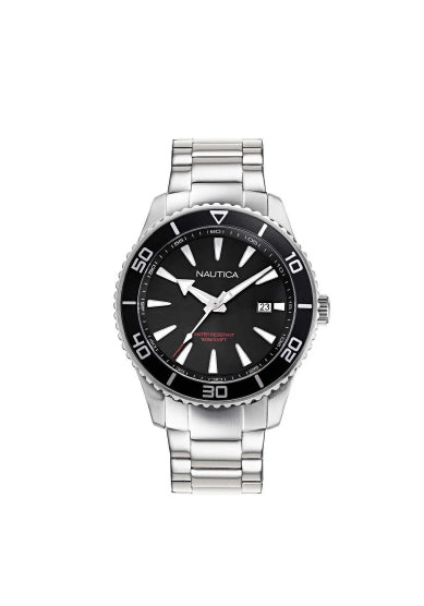 Nautica watch - GNT 3H SS BLK NAPPBF909