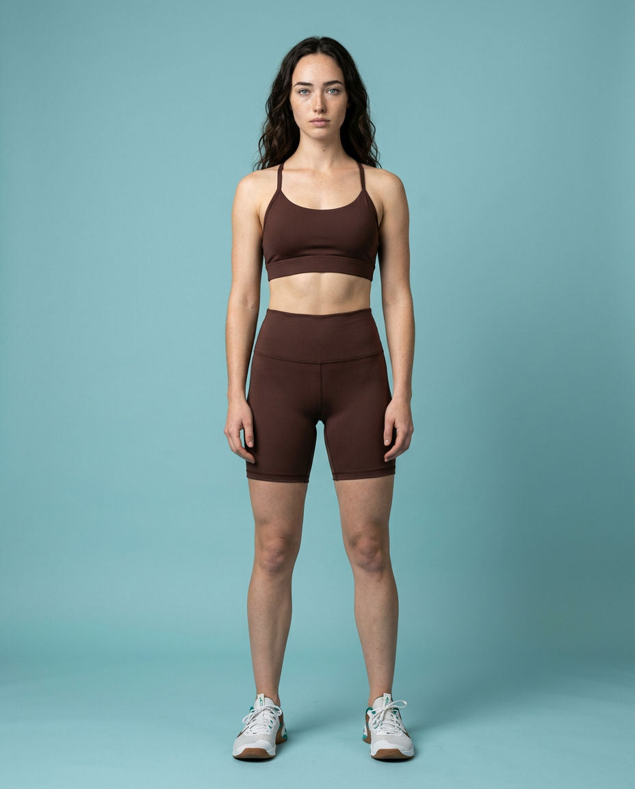 RSPR BROWN WOMEN SHORT LEGGING No. 14