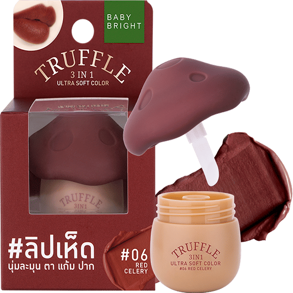 TRUFFLE 3 IN 1 ULTRA SOFT COLOR 6G BABY BRIGHT (M) #06 RED CELERY