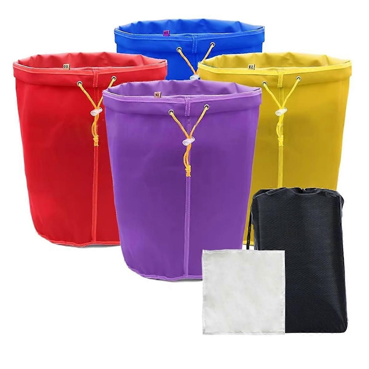4 Pack Filter Bags,Filter Bag Set, Filter Screen and Storage Bag B