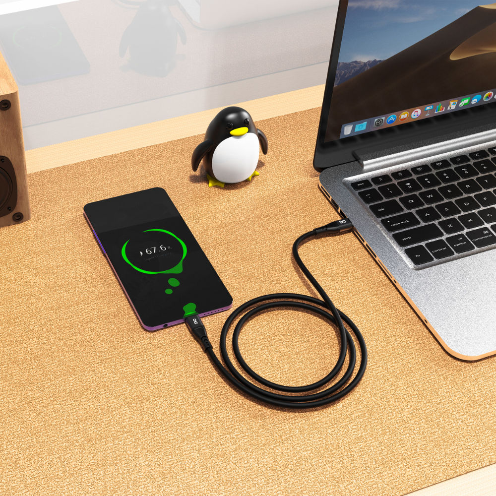 Infinyty MFi USB-C to Lightning Silicone Cable 60W, 1m