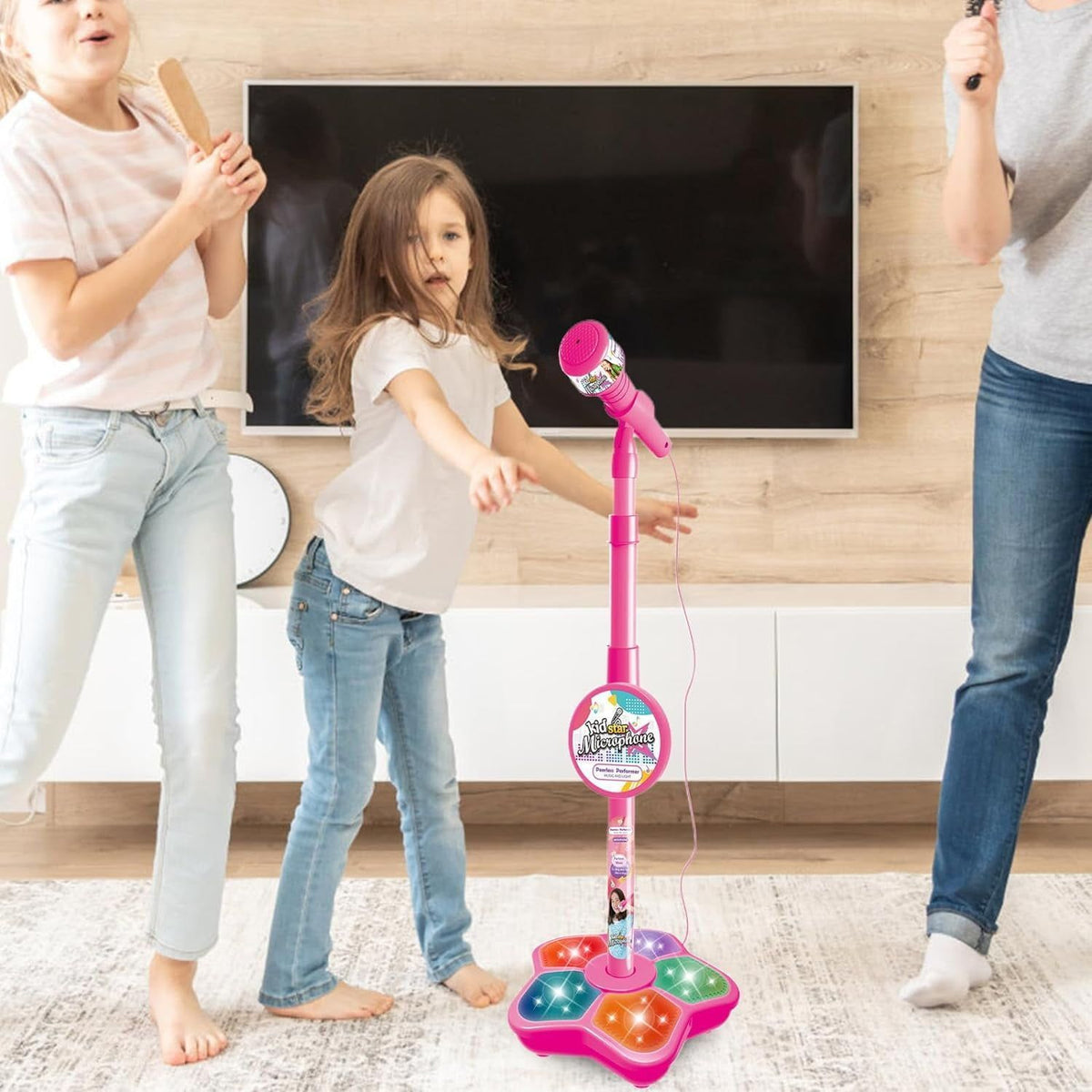 Kids Karaoke Machine Singing Microphone Toys Children Birthday Gift