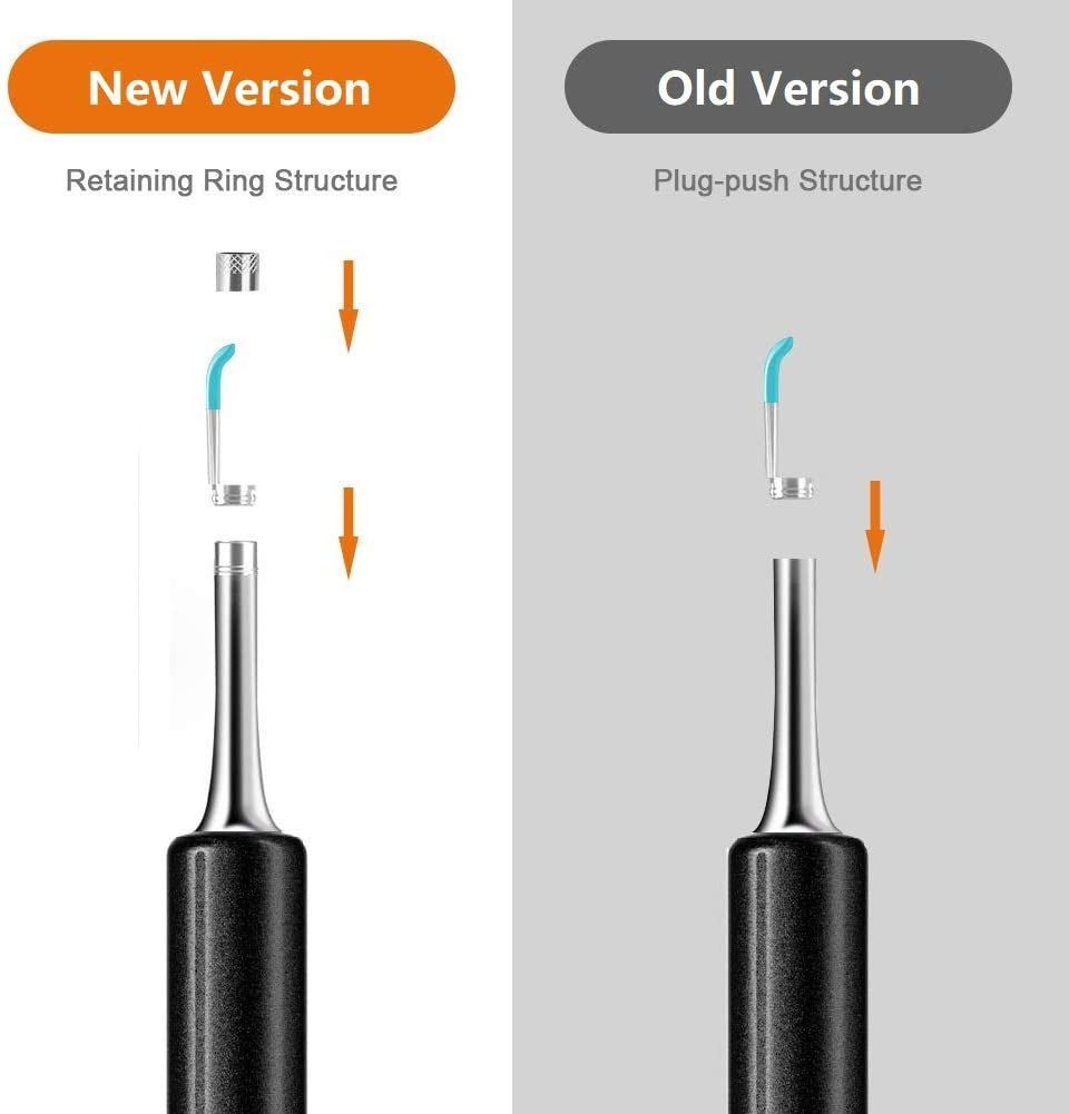 Original Ear Sticks Earpick Replacement Ear Cleaner Tips Set Silicone Ear Spoon For Bebird