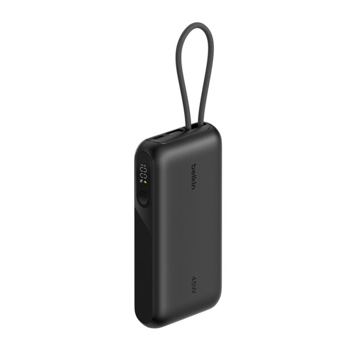 Belkin 10K Power Bank with Integrated USB-C Cable and Digital Display, 45W
