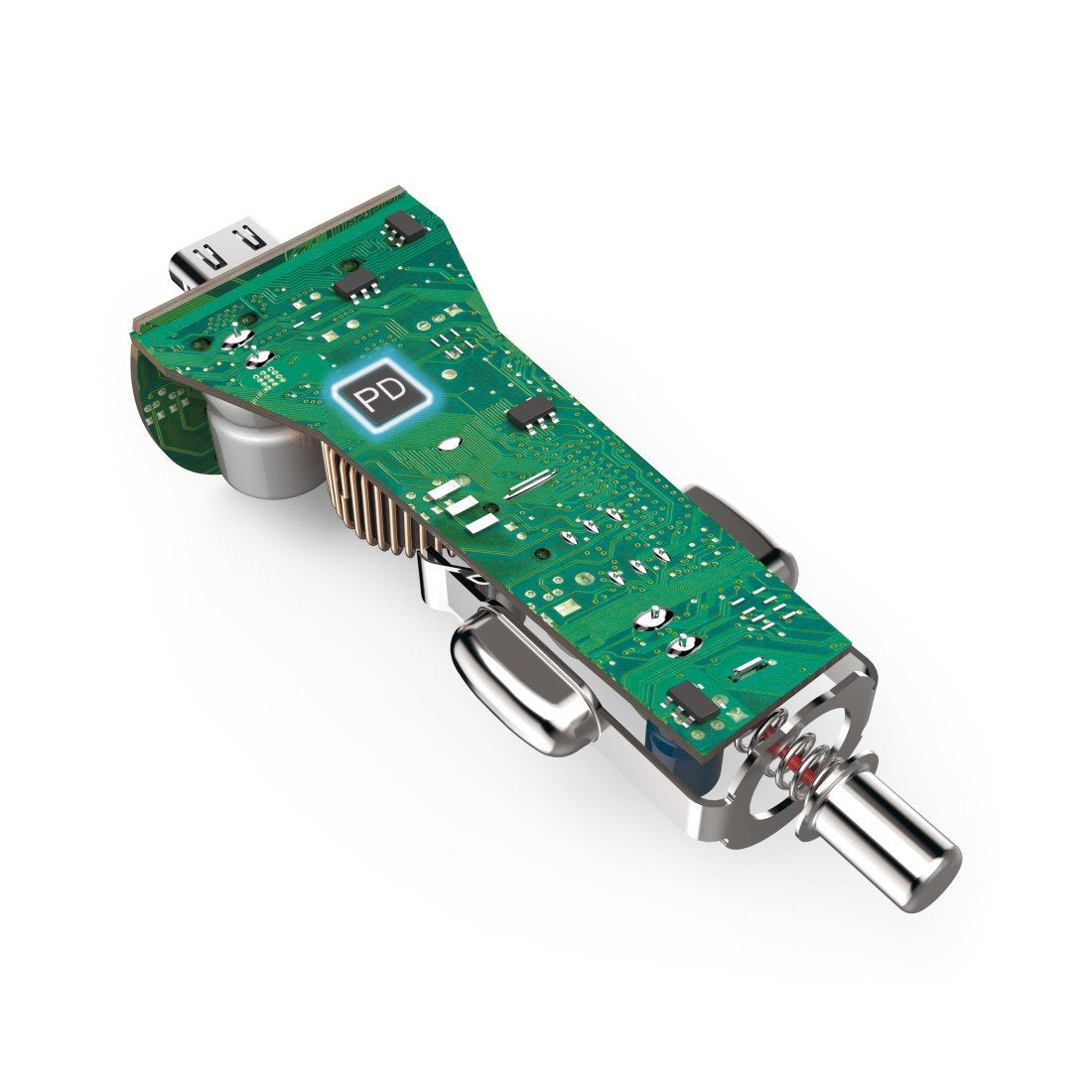 HAMA 183297 Car Charging Set, Lightning, Power Delivery (PD), 18 W, 1 m, white