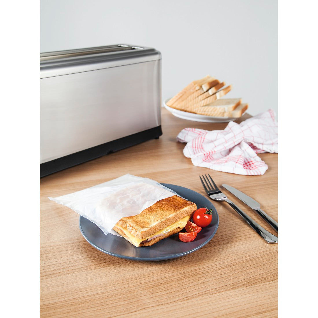 XAVAX 111491 Toaster Bag, Reusable, 17.5 x 16 cm