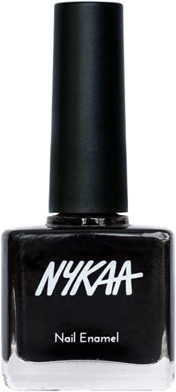 طلاء أظافر Nykaa Pop باللون الأسود الفاتح 84
