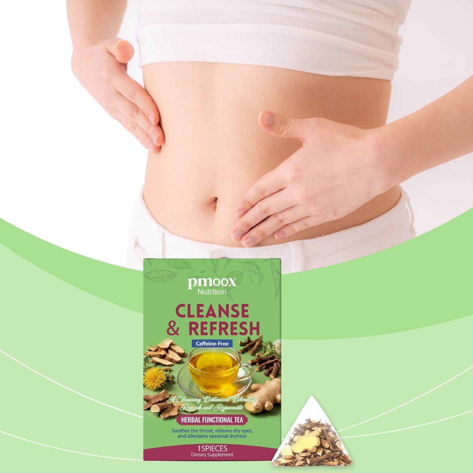 Herbal Tea for Body Care, Natural Detox, Relax & Rejuvenate, Private Label ,15pcs