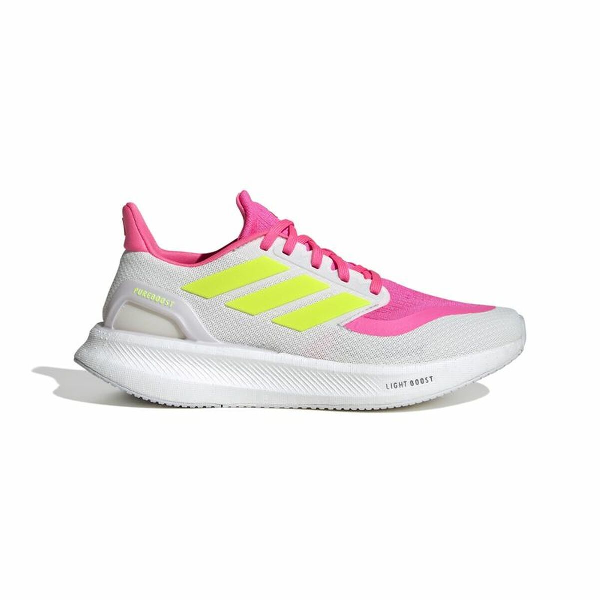 Running Shoes for Adults Adidas Pureboost 5 White Pink