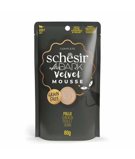Schesir After Dark Velvet Mousse For Cat - Chicken 80g