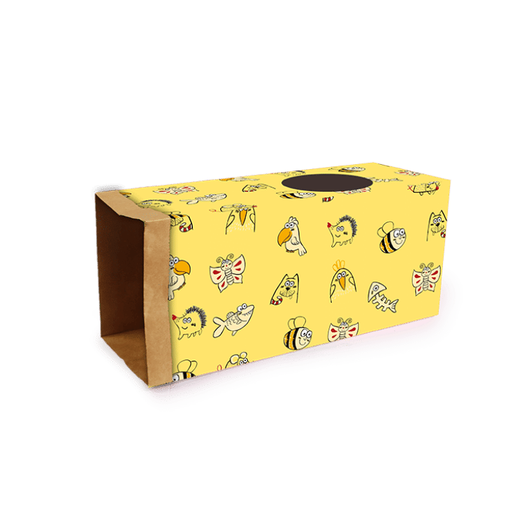 All For Paws Catoon Kraft Paper Tunnel