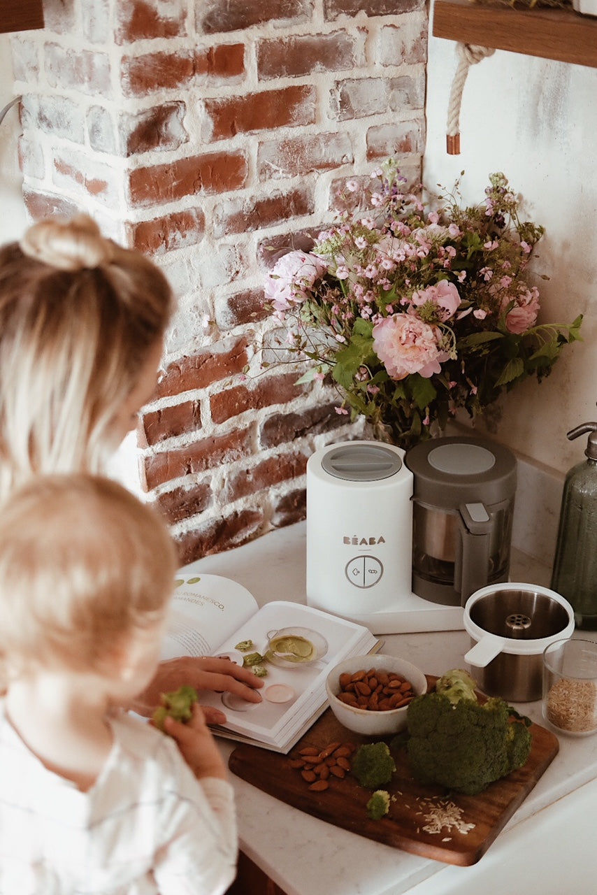 Béaba Babycook Neo 6-in-1 Baby Food Maker – Grey/White