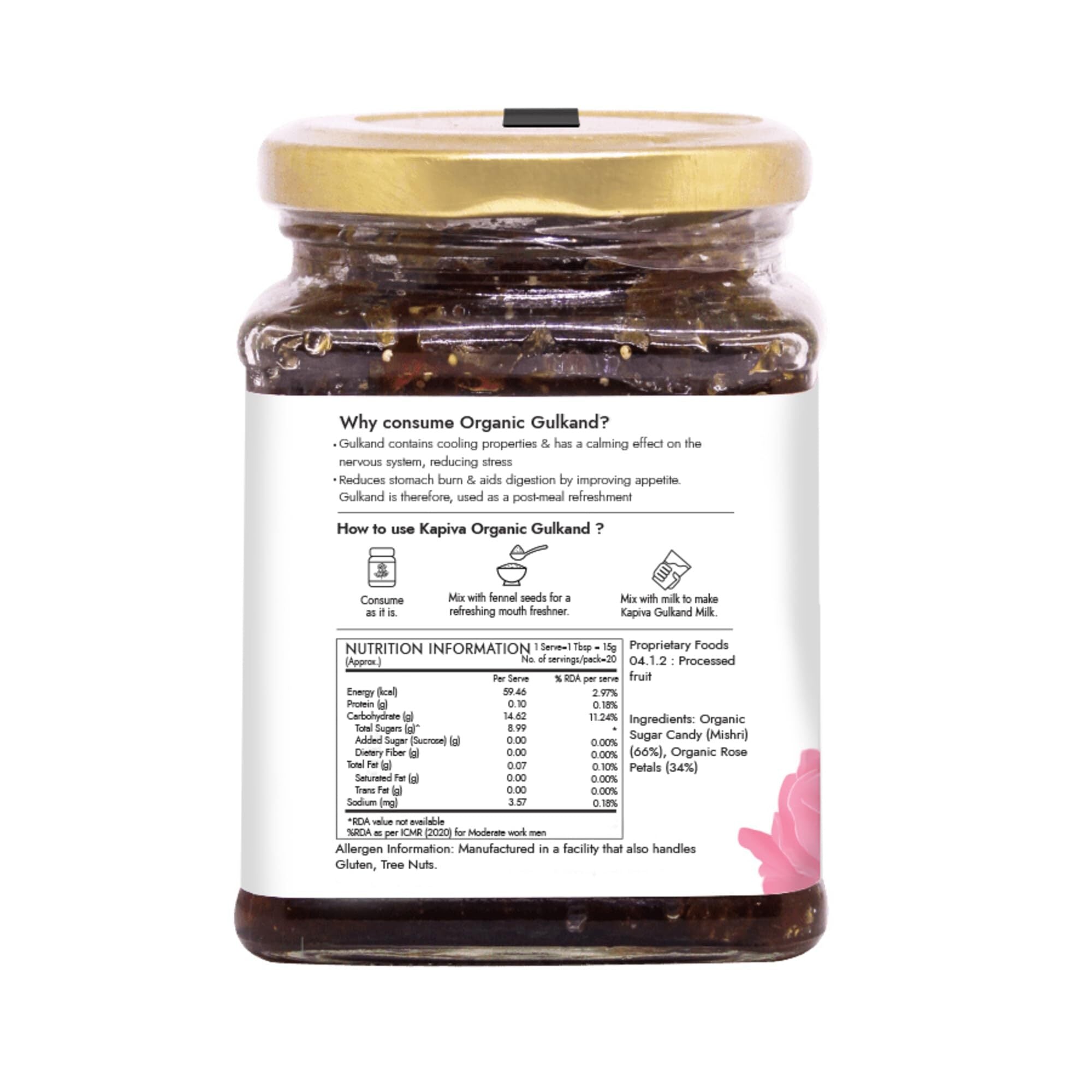 Kapiva Energy & Cooling Combo : Shilajit Fizz + Organic Gulkand Combo