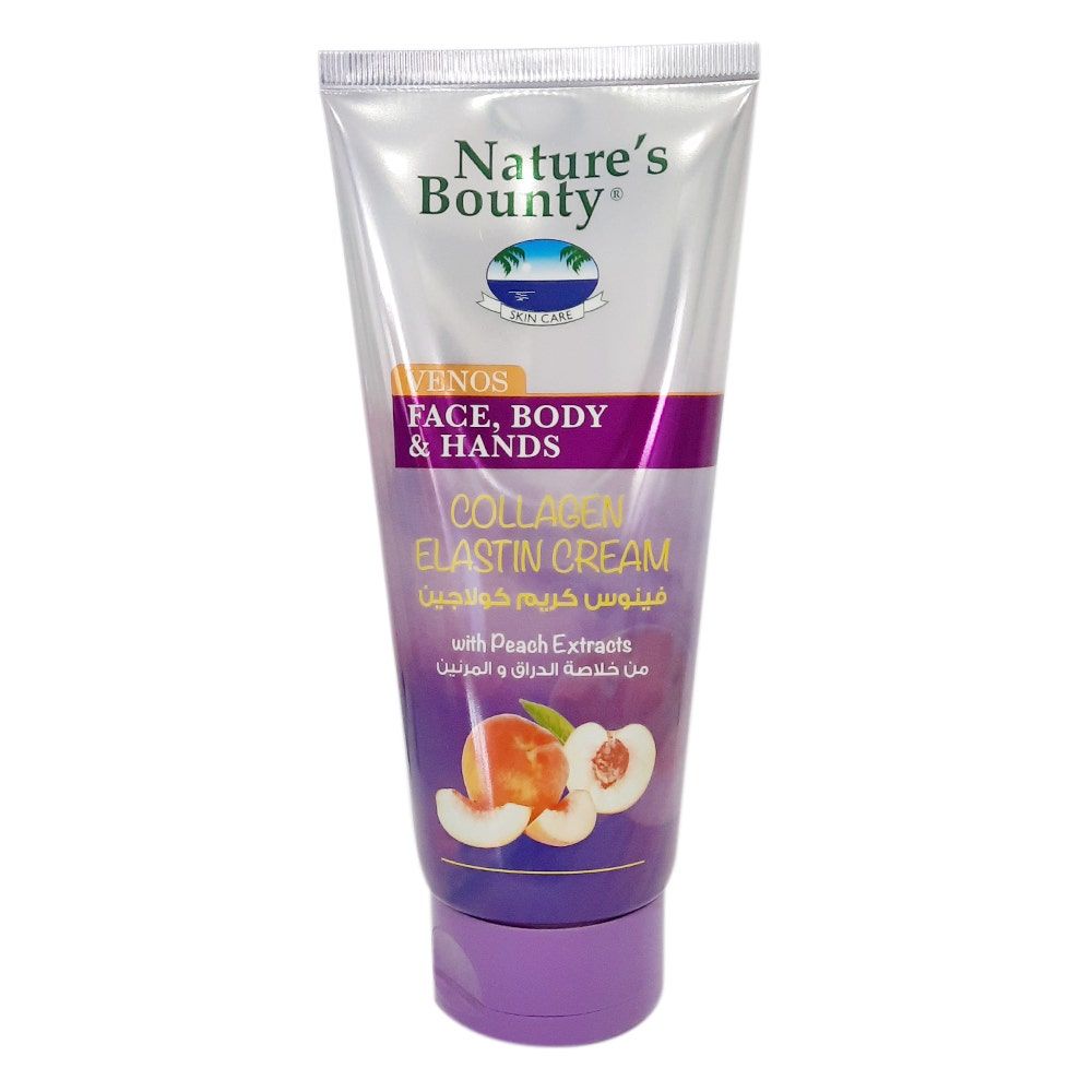 Natures Bounty Venos Peach Collagen Cream, 200ml