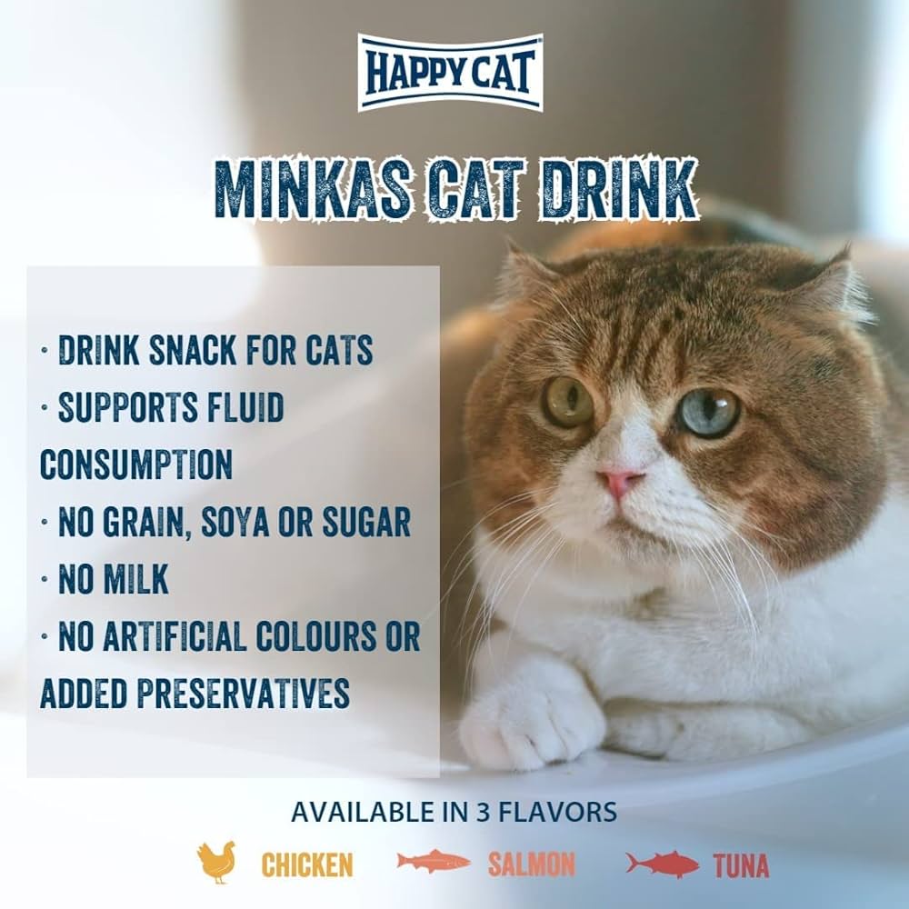 Happy Cat Minkas Salmon Drink - 135ml
