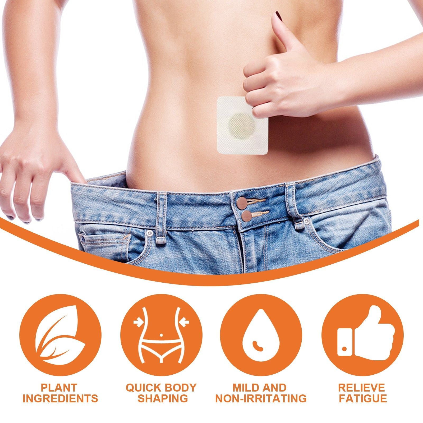 Bee-Venom Shaping Patch, Slimming Lymphatic Detox, Body & Arm Toning ,10pieces