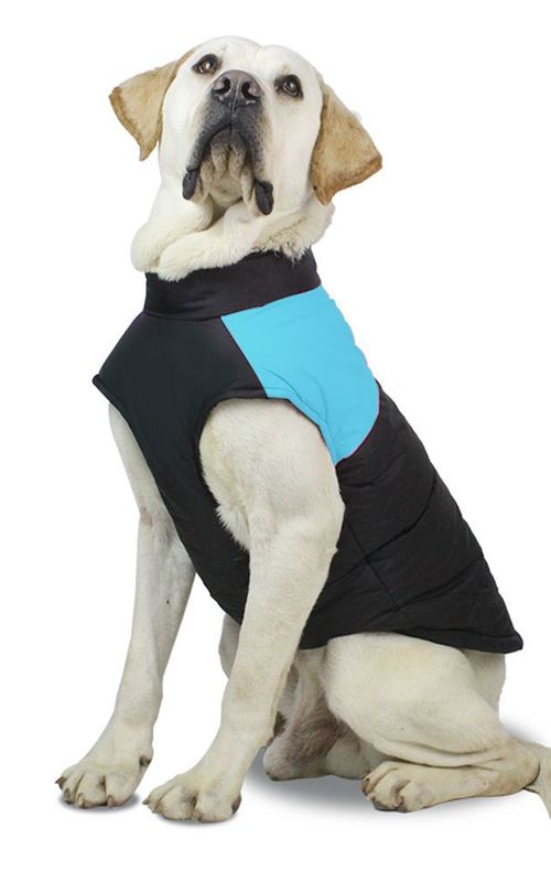 Winter Dog Vest Windproof Warm Pet Zipper Jacket Coat Dogs Plus Size Clothes