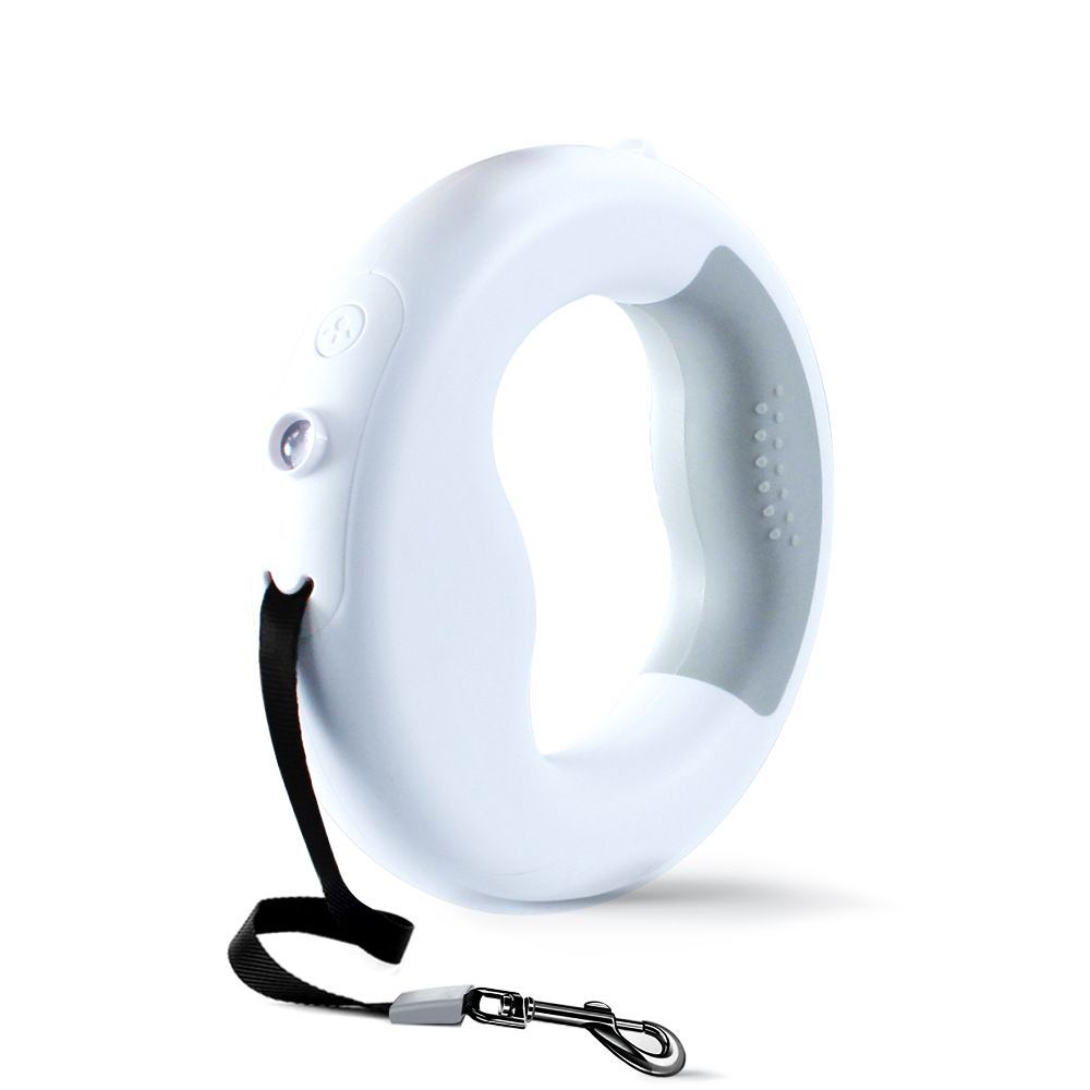 Retractable Wearable Dog Leash With Ultra Bright LED Light Cool Luminous Pet Leash