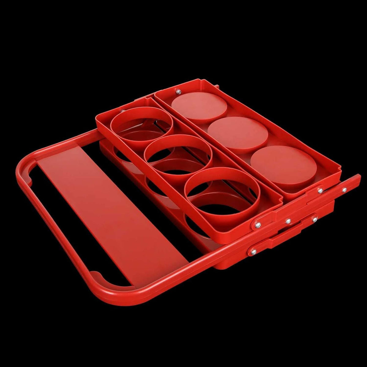 Drink Carrier 6 Holes Foldable Beverage Delivery Holder Beer Bottle Organizer