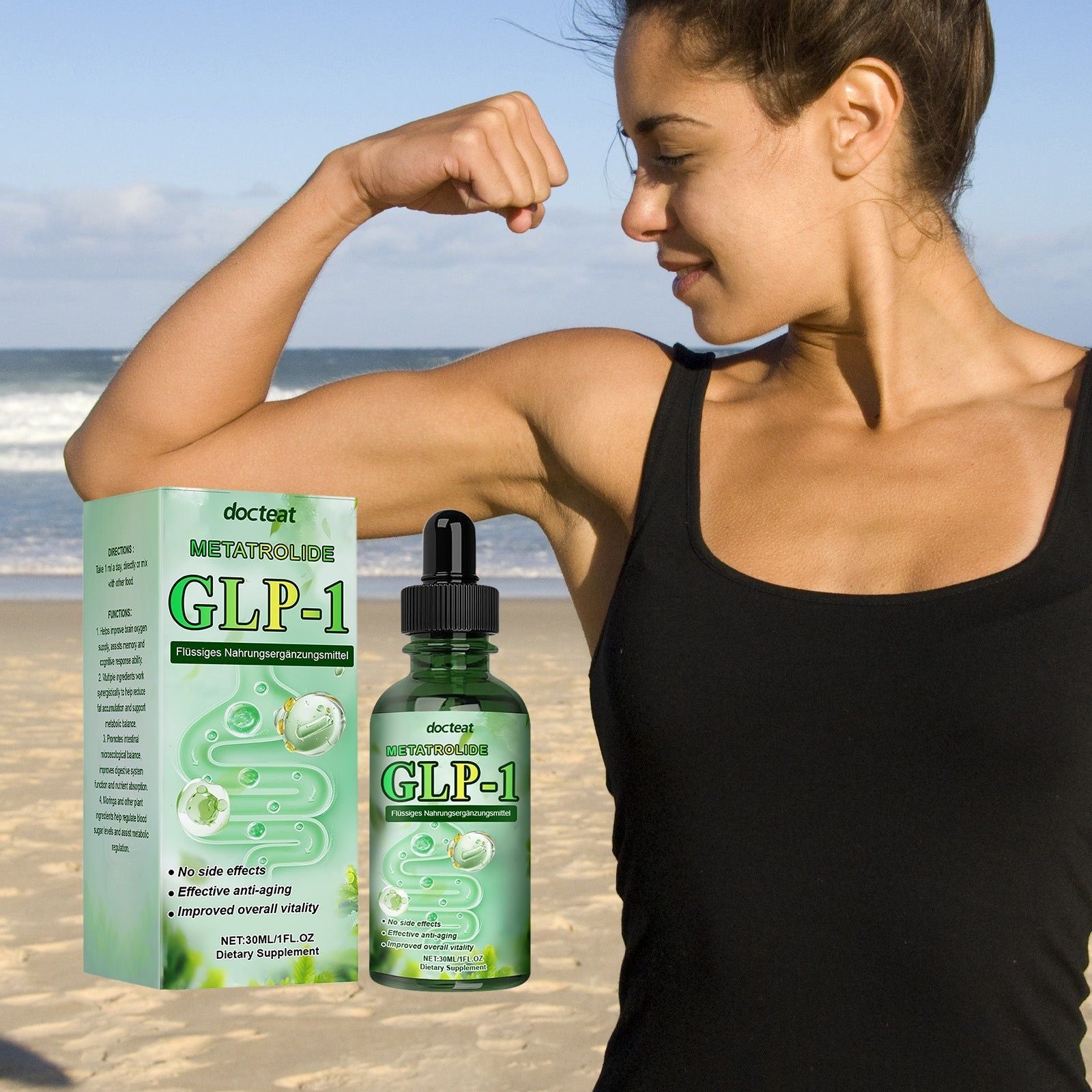 Boost Your Body Care, GLP-1 Drops for Appetite Control, Energy & Digestion ,30ml