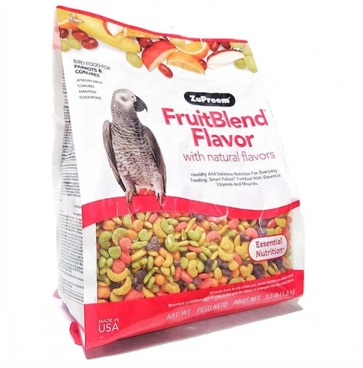 Zupreem FruitBlend Flavor Medium & Large Parrot Food
