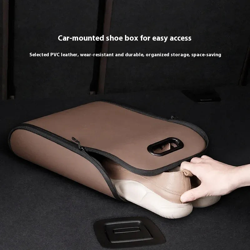 Car Shoes Organizer Front Seat Car Interior Accessories Trunk Shoe Storage Box