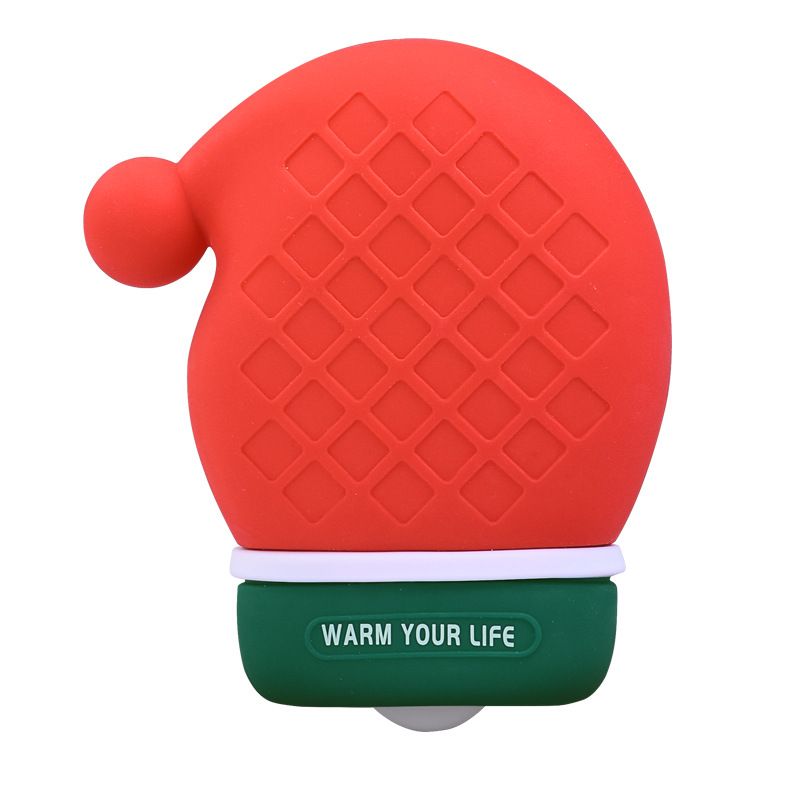Christmas Hot Water Bottle Water Injection Hand Warmer Winter Silicone Warm Bag