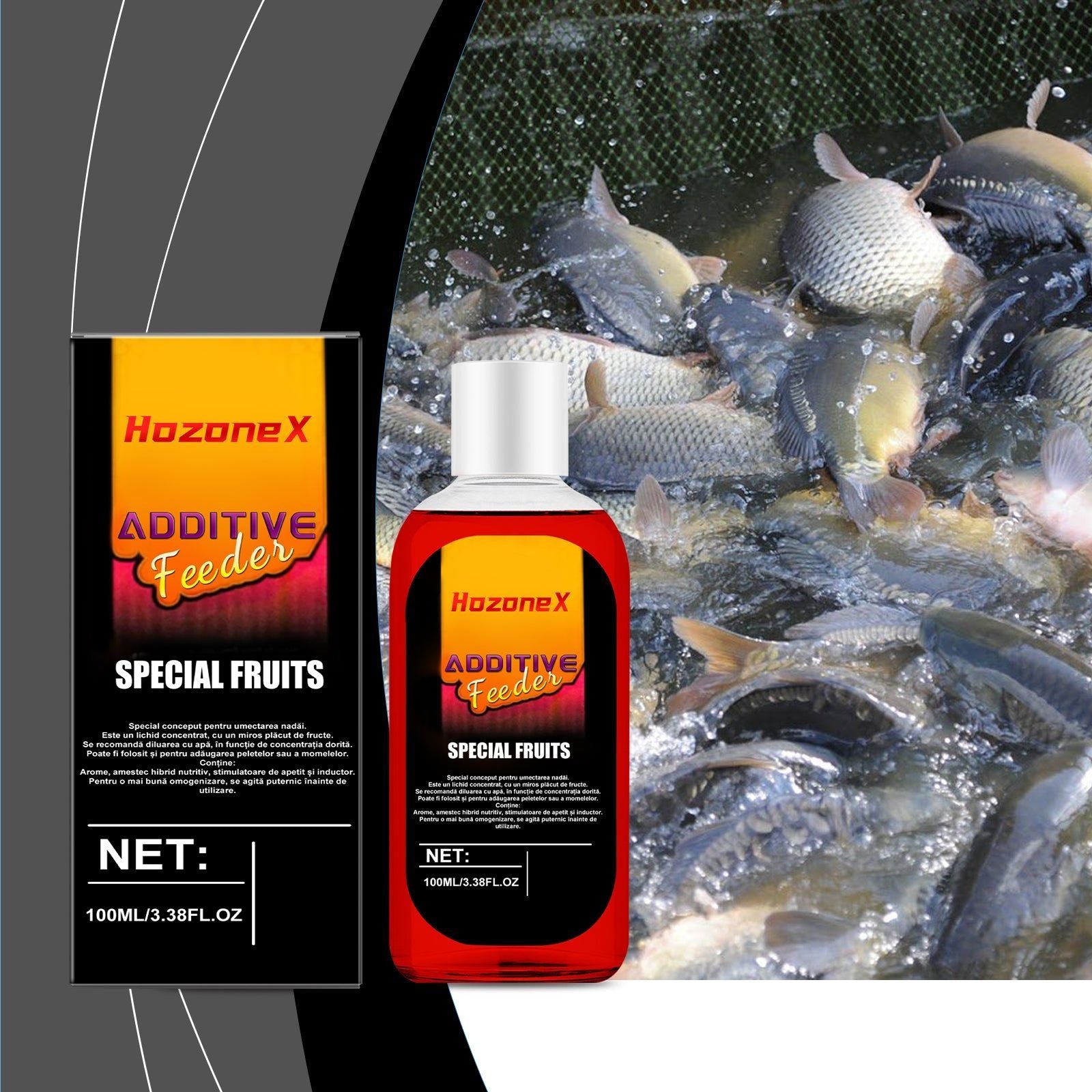 Decoy Bait Feeder, Fish Attractor for Carp, Freshwater, Easy to Use ,100ml