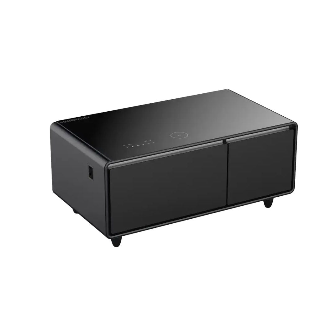 Powerology Fridge Coffee Table HiFi Speaker 93L, Black