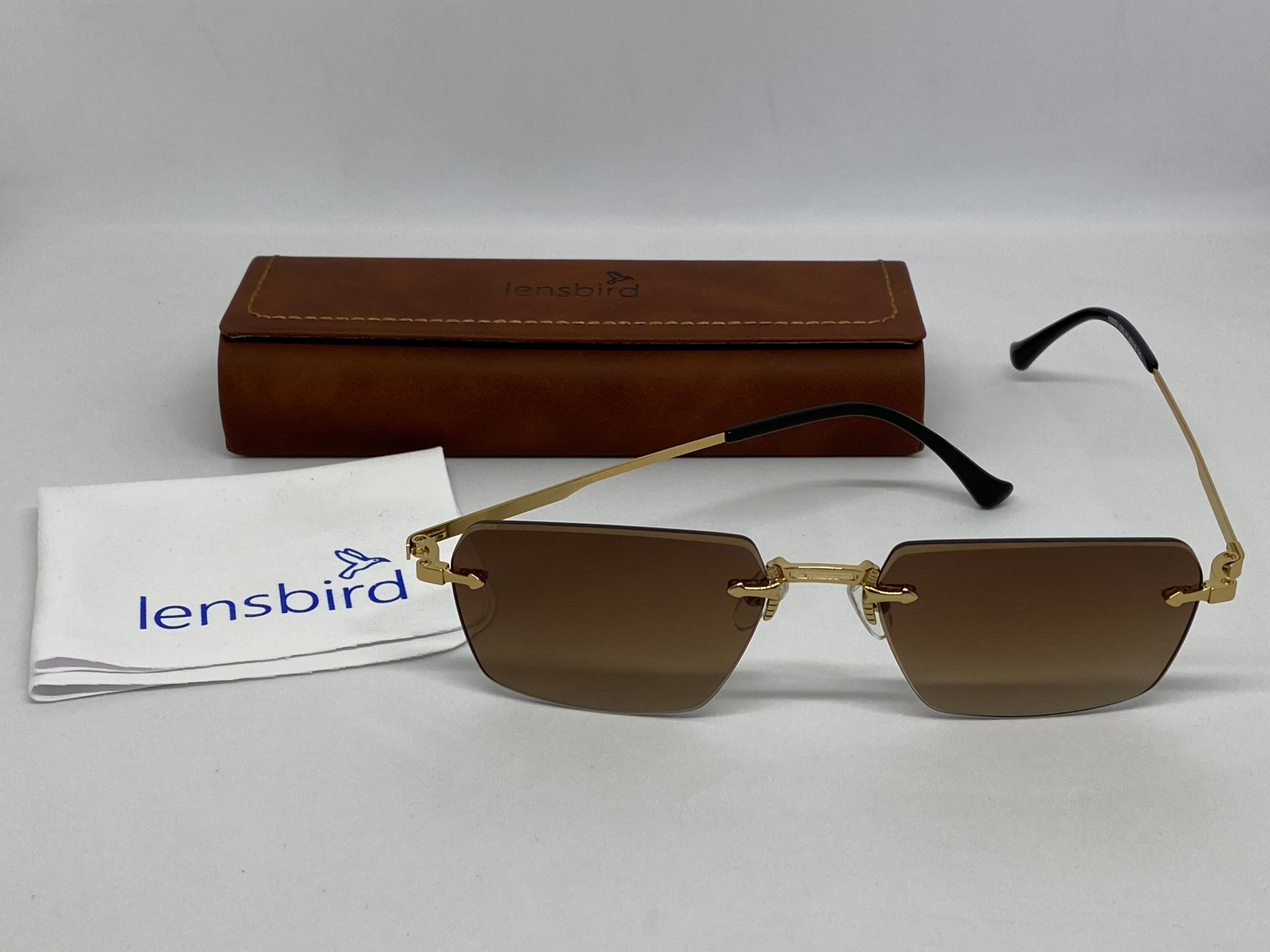 Lensbird Frameless Unisex Sunglass, 10825C1