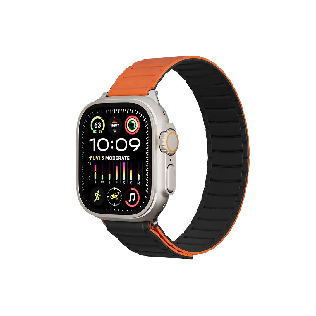 Levelo Stella Silicone Watch Strap with Magnet, 49/46 mm