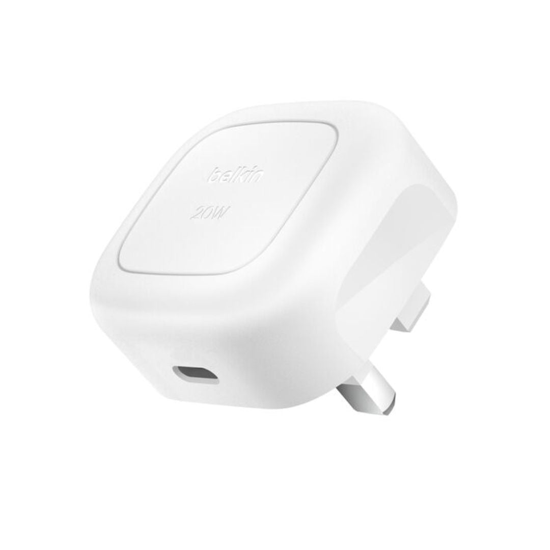 Belkin Boost Charge™ Compact USB-C Wall Charger 20W, White