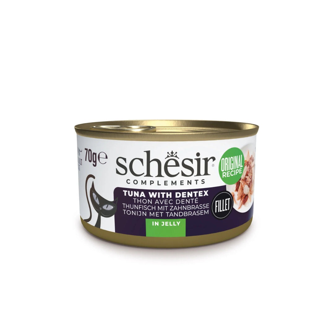 Schesir Perfect Nutrition Complements Cat Wet Food in Jelly Can, 70g