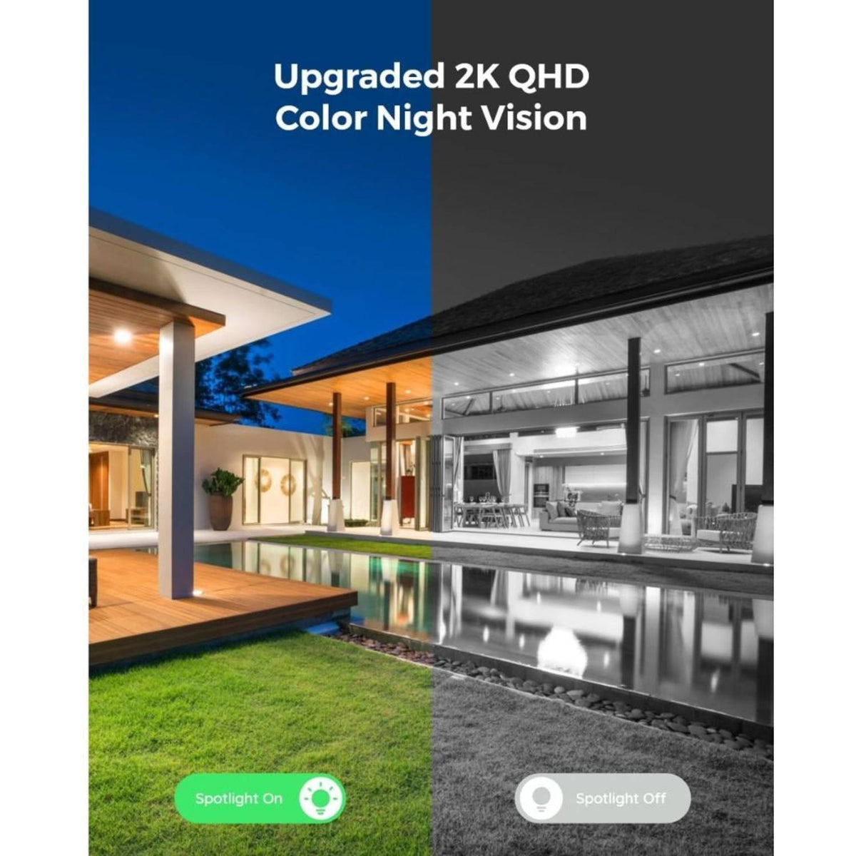 Reolink Lumus 4MP 2K WiFi Outdoor Security Camera-IP65, Color Night Vision, WCLMC2KP01