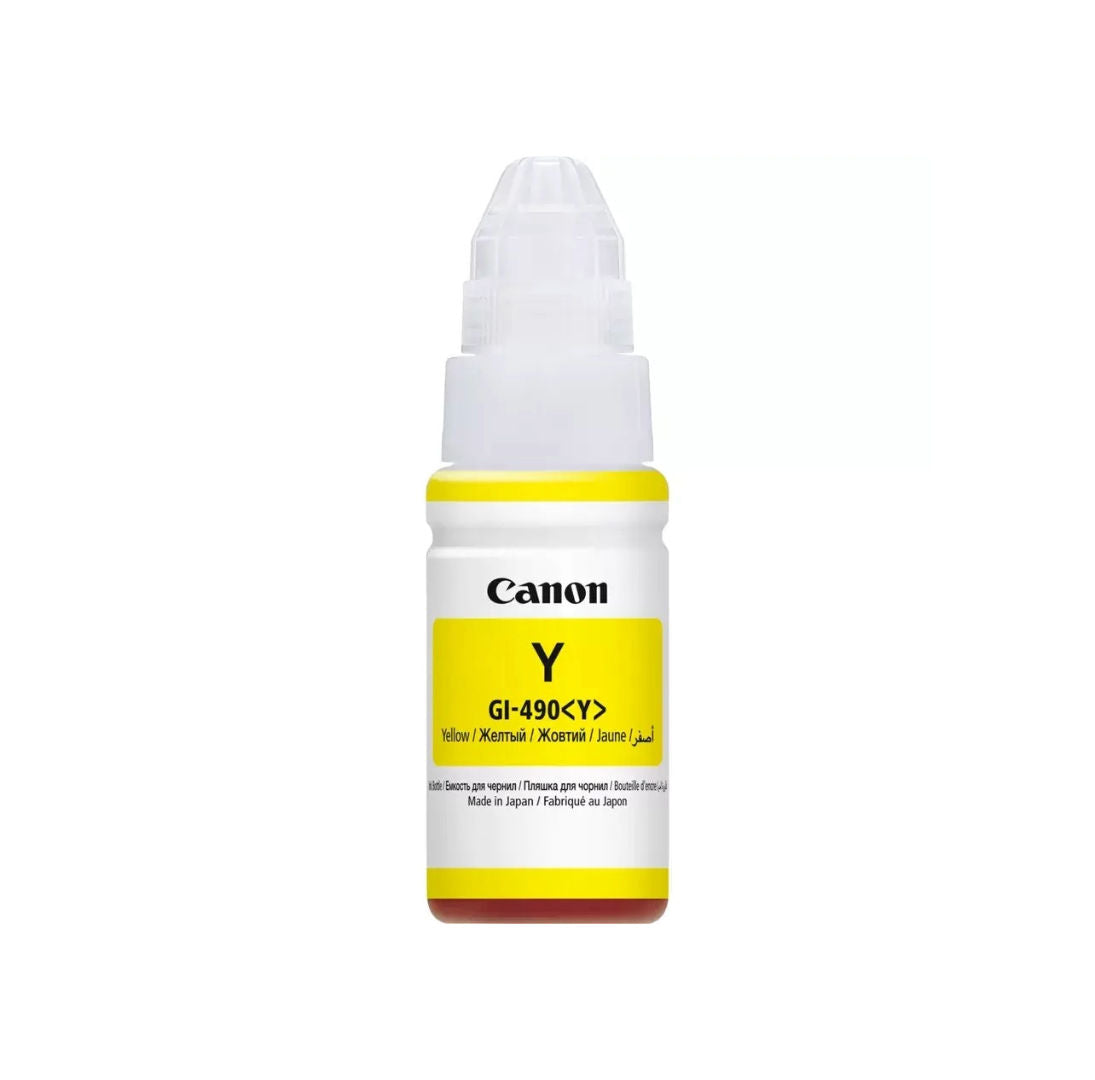 Canon Pixma 0663C001 GI-490 Genuine Ink Bottle Cartridge