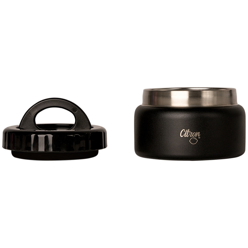 Citron Food Jar Insulated Stainless Steel 250ml - Black