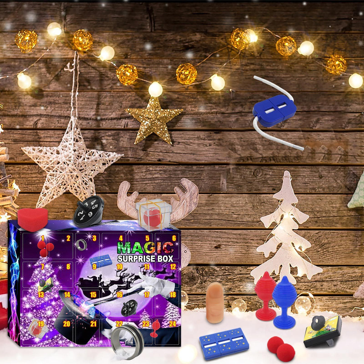 Christmas Advent Calendar Kids Magic Blind Box Xmas Countdown Surprises Fidget Toy